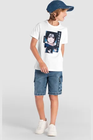 Brandili Infantil - Camiseta menino do naruto