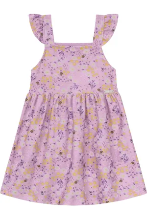 Brandili Infantil - Vestido menina de florzinhas Baby