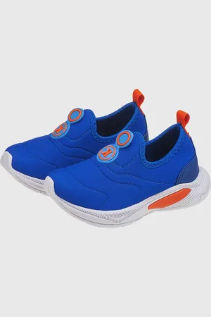 Kidstep Infantil - tep Tenis Escolar Calce Fácil K Masculino Bordado com Laranja