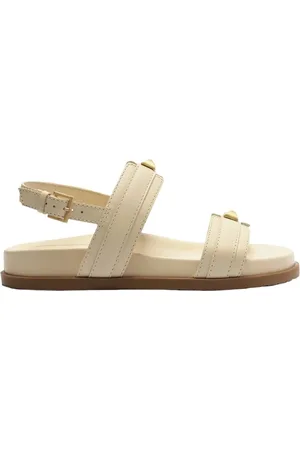 Arezzo Sandália Papete Tiras Tachas Panacota