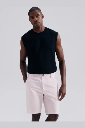 Hering Bermuda Básica Masculina Chino Em Tecido Fio Tinto