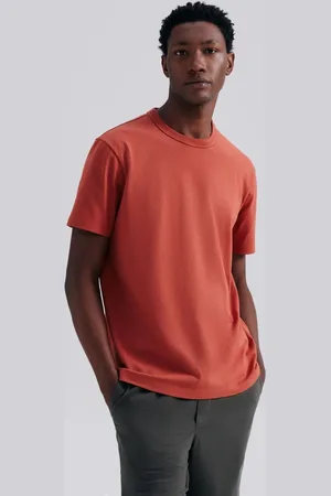 Hering Camiseta Básica Masculina Manga Curta Areia