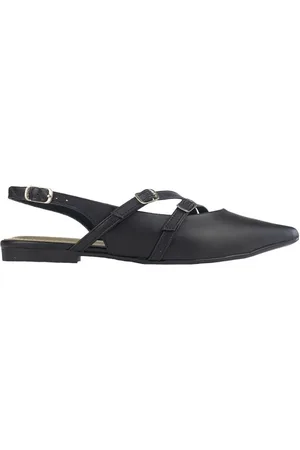 Via Uno Sapatilha Slingback Duas Tiras