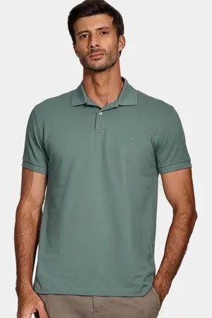 Aramis Camisa Polo Piquet Basic Ve25 Agua Masculino