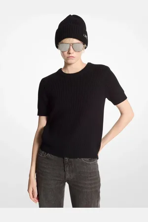 Michael Kors Suéter De Lã De Manga Curta Mf4612jf2g001