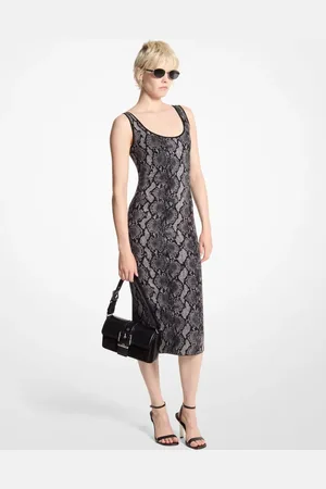 Michael Kors Vestido Midi De Jacquard Mf482kgf58001
