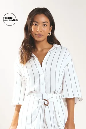 Marialicia Camisa Feminina Manga Flare