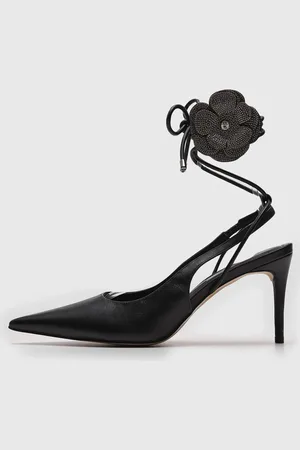 SANTA LOLLA Scarpin Slingback Flor Hotfix