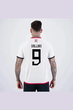 Braziline Camisa São Paulo Calleri 9 Radix Branca