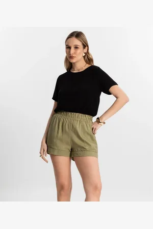 Select Shorts Feminino Com Elástico