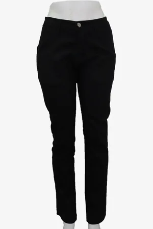 EMIGÊ Calça Request Slim Casual Sarja Preta Produto Gentilmente Usado
