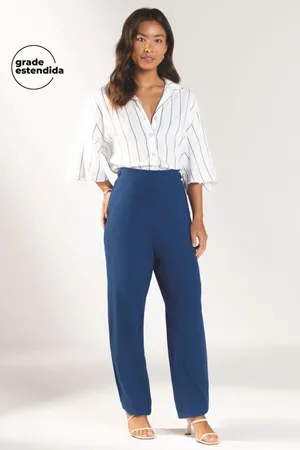 Marialicia Calça Feminina Cintura Alta