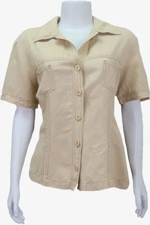 EMIGÊ Camisa Privilegius Casual Simétrica Produto Gentilmente Usado