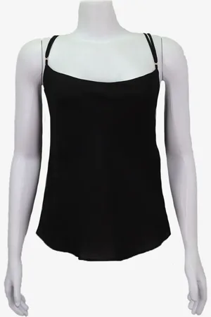 EMIGÊ Blusa Casual Lisa Preta Produto Gentilmente Usado