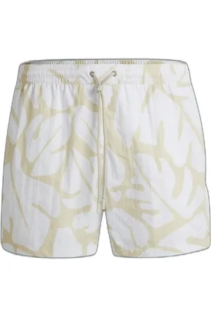 HUGO BOSS Shorts De Natação De Secagem Rápida Com Padrão Sazonal