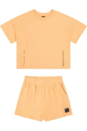 Elian Infantil - Conjunto Juvenil Blusa Boxy e Short