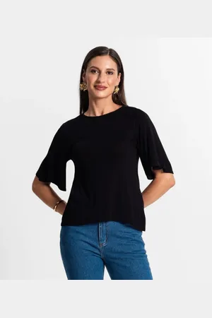 Rovitex Blusa Feminina Manga Curta