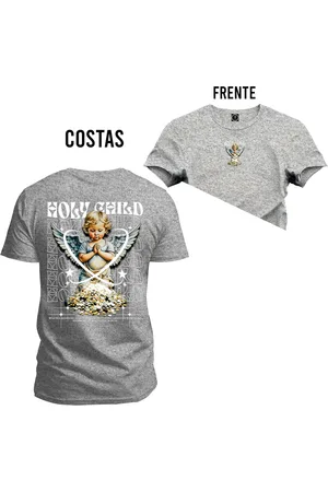 Nexstar Camiseta Estampada Confortável Algodão Holy Child