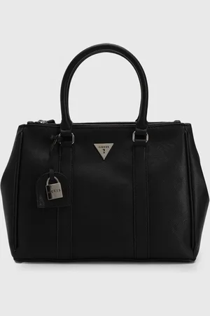 Guess Bolsa Tiracolo Alça Dupla Preta