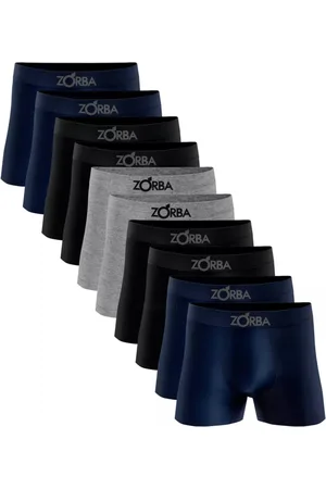 Zorba Kit 10 Cueca Boxer 781 Original Em Algodão Sem Costura