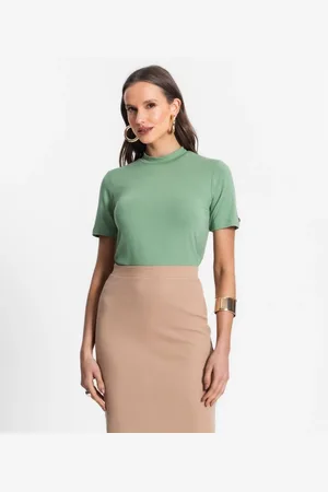 Endless Blusa De Viscotorcion Básica Feminina