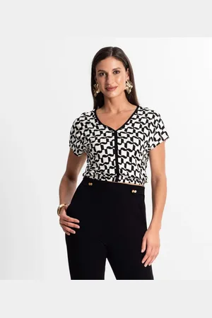 Rovitex Blusa Feminina Manga Curta