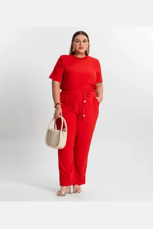 SECRET GLAM Calça Feminina Plus Size