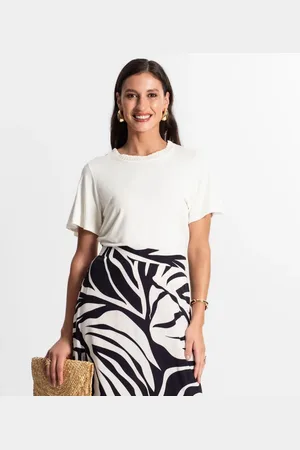 Rovitex Blusa Feminina Manga Curta