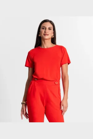 Rovitex Blusa Feminina Manfa Curta