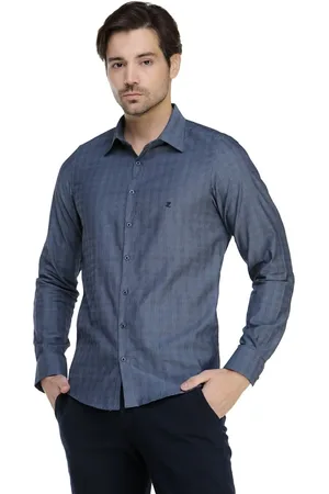 Zaiko Camisa Social Masculina Slim Maquinetada Manga Longa
