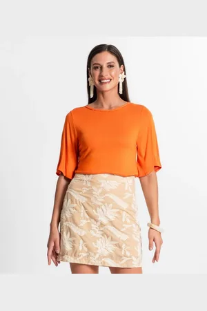Rovitex Blusa Feminina Manga Curta