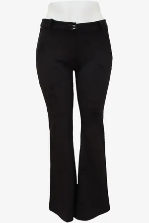 EMIGÊ Calça Dolce Vita Casual Flare Lisa Preta Produto Gentilmente Usado