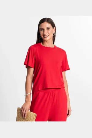 Rovitex Blusa Feminina Manga Curta