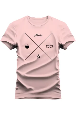 Nexstar Camiseta Estampada Confortável Algodão X