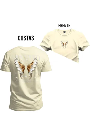 Nexstar Camiseta Estampada Confortável Algodão Findpade - Perola