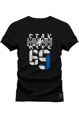 Nexstar Camiseta Estampada Confortável Algodão Stay Sype
