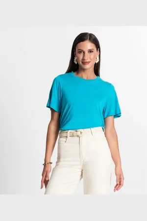 Rovitex Blusa Feminina Manga Curta