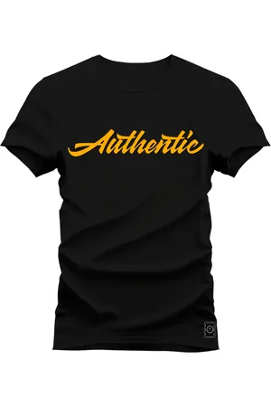 Nexstar Camiseta Estampada Confortável Algodão Authentic