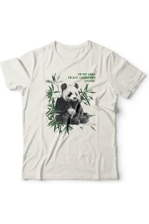 STUDIO Camiseta Panda - Off White