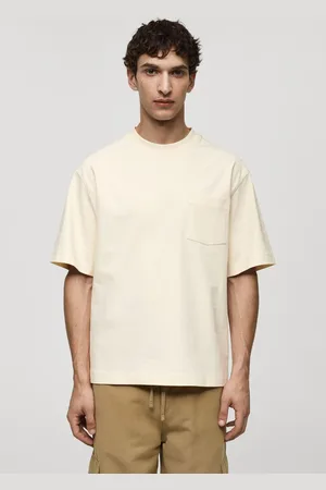 MANGO Camiseta Reta Molina Amarela