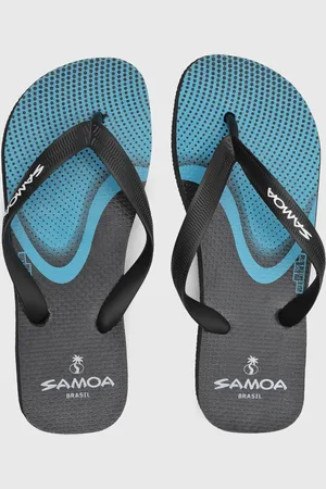 Samoa Chinelo Logo Preta
