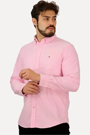 Tommy Hilfiger Camisa Masculina Regular Core Flex Poplin