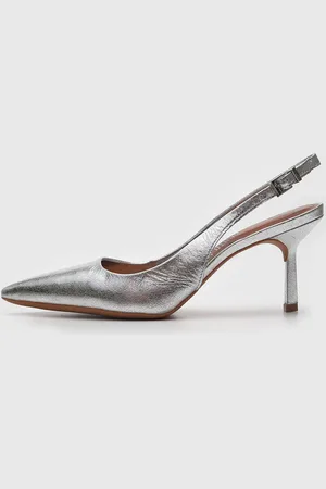 SANTA LOLLA Scarpin Slingback Metalizado