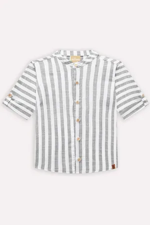 MILON Infantil - Camisa Menino Listras