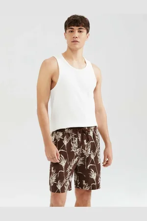 Hering Bermuda Masculina Floral Em Linho