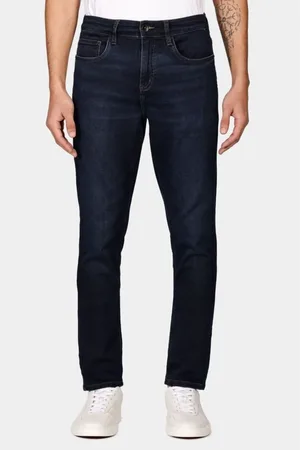 Aramis Calça Jeans Slim Especial Moletom Azul Escuro - 42