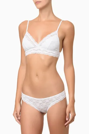 Calvin Klein Calcinha Tanga Micrologo Lace Calvin Klein Underwear