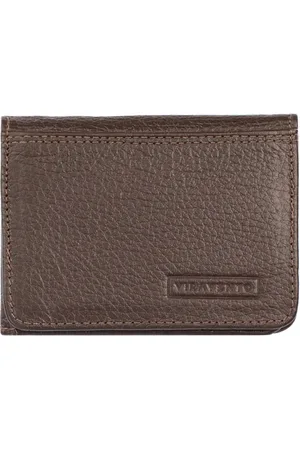 Vira Vento Carteira masculina em couro floater Fred 8,5x11cm