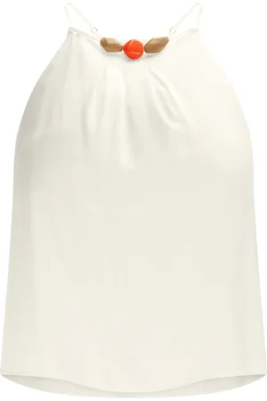 LEZ A LEZ Blusa em Viscose com Pedras Decote
