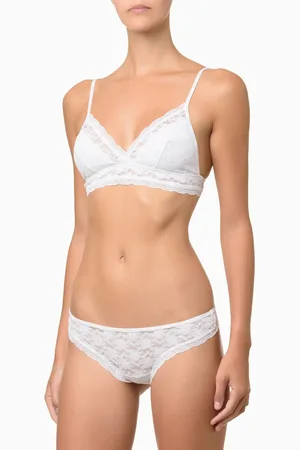 Calvin Klein Calcinha Fio Dental Micrologo Lace Calvin Klein Underwear